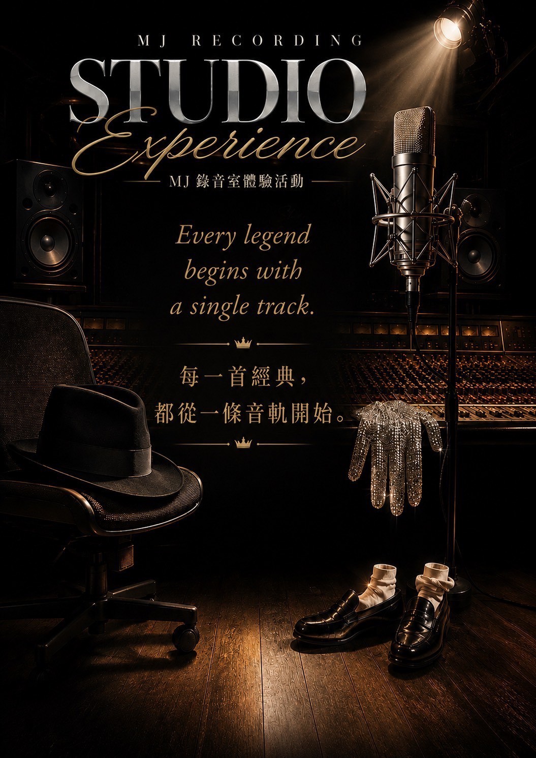 🎧【MJ Recording Studio Experience】MJ經典錄音室(額滿,候補中)